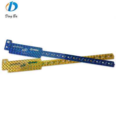 Modieus en anti-allergie aangepast logo PVC polsband voor evenement identificatie