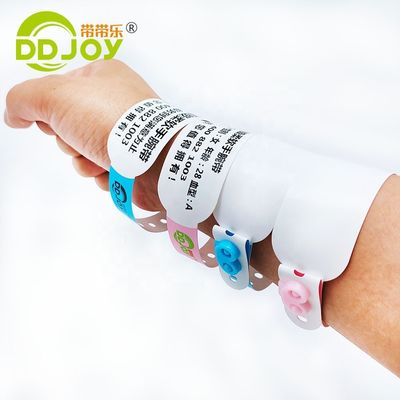 Gepersonaliseerd logo DDJOY waterdicht wegwerpband voor evenementen