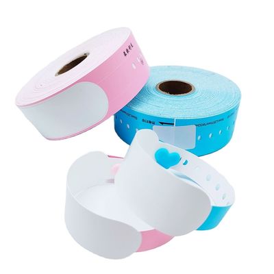 Waterdicht aangepast ID-armband voor het festivalpark Wegwerpbarcode QR-code-armband