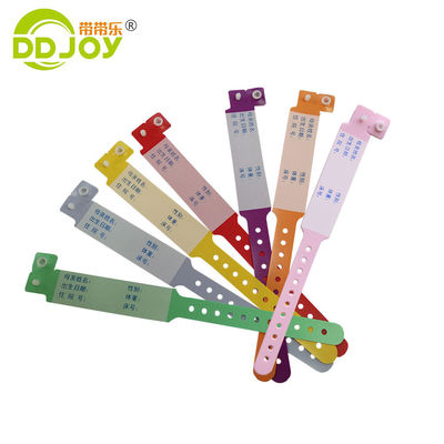 Eenvoudige medische polsband voor kinderen Roze kleur 250 * 25 mm Grote grootte OEM
