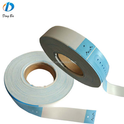 Kleurenprinten Thermisch synthetisch papieren polsband voor de identificatie van de patiënt 257*32mm