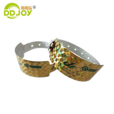 Blauwe aangepaste holografische polsband voor festival en concert 250*25mm/250*16mm Grootte