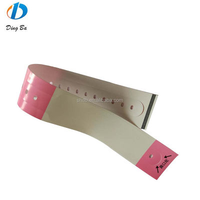Gepersonaliseerde evenementen Partijbenodigdheden Wegwerp wristband voor ziekenhuizen