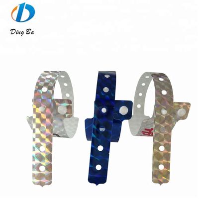 2023 Holografisch ID Armband Expositie en Concert Toegang Glitter Armbanden