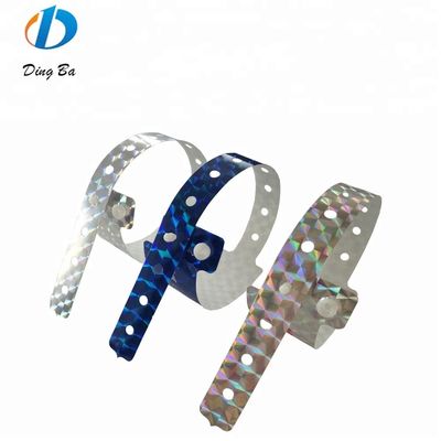 2023 Holografisch ID Armband Expositie en Concert Toegang Glitter Armbanden