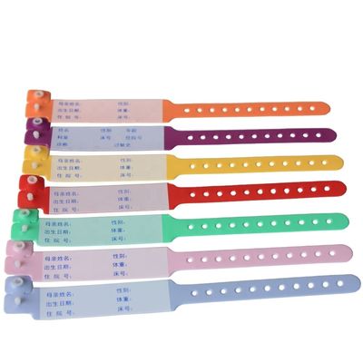Comfortabele medische polsband met PVC-identificatie
