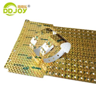Custom Laser Glitter Holographic Plastic Party Armband Armband in groen voor Event