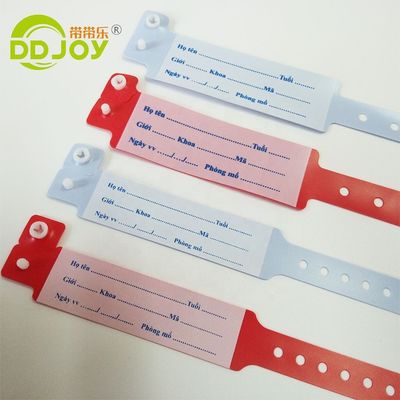 Cartoon Pattern Waterdicht Wegwerp Medisch Plastic Armband Voor Ziekenhuispatiënten