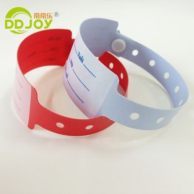 Cartoon Pattern Waterdicht Wegwerp Medisch Plastic Armband Voor Ziekenhuispatiënten