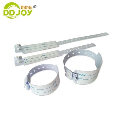 Verzendmogelijkheden UPS DHL EMS Fedex TNT Op maat gemaakte roze PVC-armband voor ziekenhuis