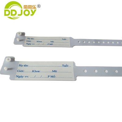 Verzendmogelijkheden UPS DHL EMS Fedex TNT Op maat gemaakte roze PVC-armband voor ziekenhuis
