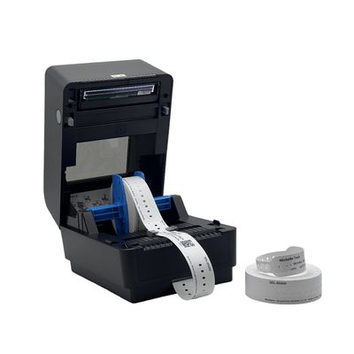 DD Joy Wegwerprol Volwassenenformaat Thermisch afdrukbaar Ziekenhuis ID polsband met blauw