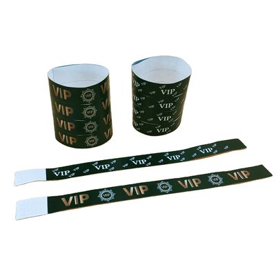 Groene DDJOY Tyvek Armbanden voor Stock Festival Internationale scheepvaart