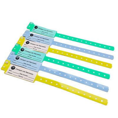 100pcs aangepaste schrijfbare ID armbanden voor kinderpark waterdichte patiënt polsband