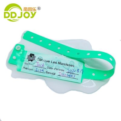 100pcs aangepaste schrijfbare ID armbanden voor kinderpark waterdichte patiënt polsband