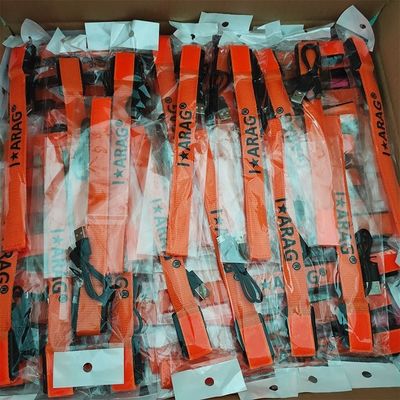 Custom Offset Printing Nylon Flashing LED Armbanden Glow in Dark voor evenementen Concerten