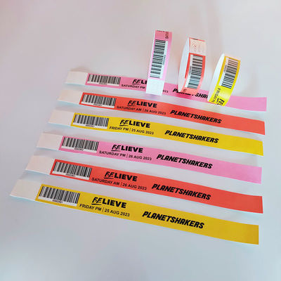 Waterdichte QR-code-armbanden Ideaal voor gasten/verkopers/media/medewerkers/VIP-tickets