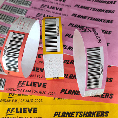 Waterdichte QR-code-armbanden Ideaal voor gasten/verkopers/media/medewerkers/VIP-tickets