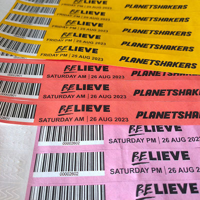 Waterdichte QR-code-armbanden Ideaal voor gasten/verkopers/media/medewerkers/VIP-tickets