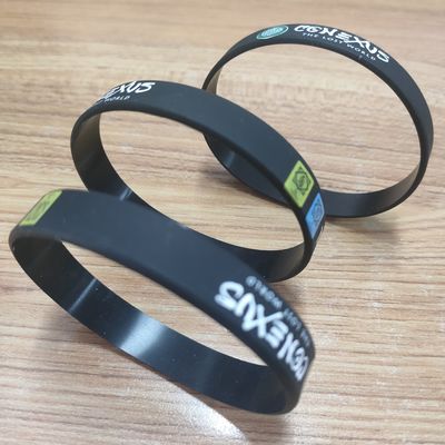 Silikon Materiaal Custom Armband Afgedrukt Voor Evenementen 2024 Items Waterdicht Silikon