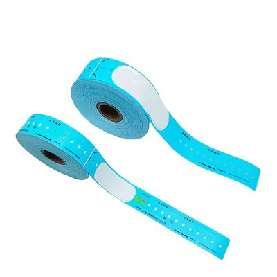 Persoonlijk gedrukt slot type armband Thermisch synthetisch papier polsband voor volwassenen en kinderen