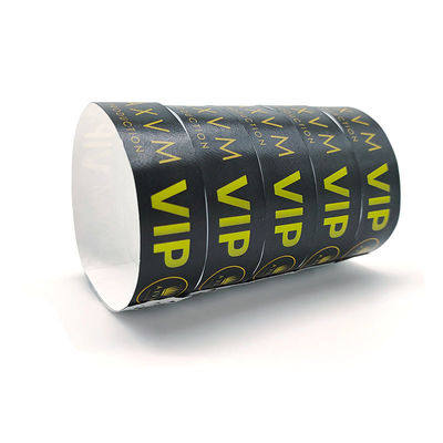 Waterdichte ID-tickets en aangepaste logo Tyvek polsbanden essentieel voor evenementen Festivals