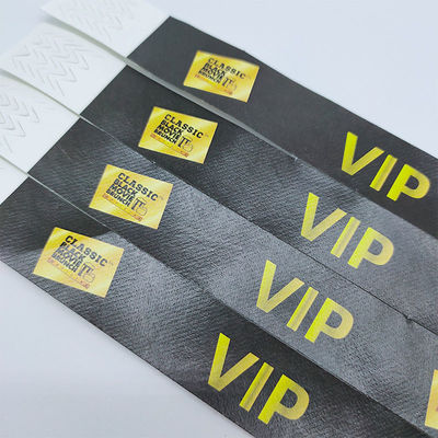 Waterdichte ID-tickets en aangepaste logo Tyvek polsbanden essentieel voor evenementen Festivals