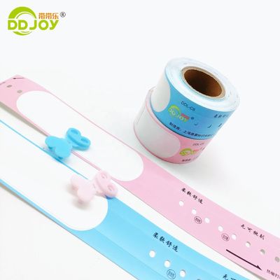 Waterdichte wristbanden van thermisch papier ideaal voor gepersonaliseerde ID-verificatie en beveiliging