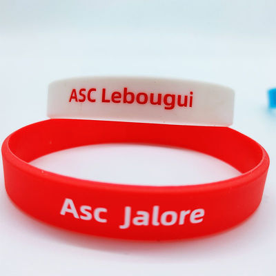170*12*2mm Bandbreedte Glowing in Dark Custom Silicium Armband voor Evenementen Festival