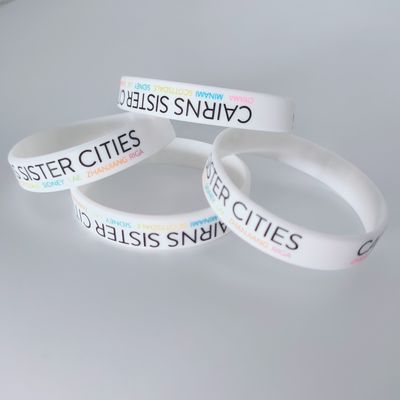 Silicone polsband Waterdicht Oranje Glowing in Dark Polsband Custom Armband Gift