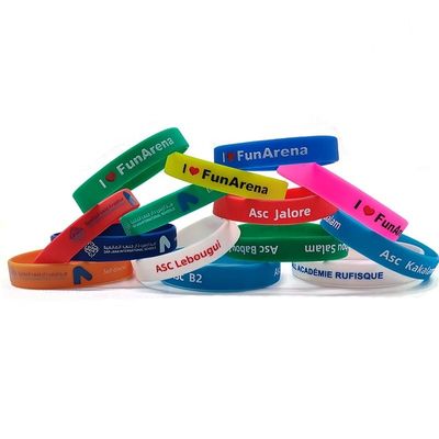 Silicone polsband Waterdicht Oranje Glowing in Dark Polsband Custom Armband Gift