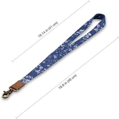 Gepersonaliseerde veiligheid Print Polyester Neck Lanyards met kaarthouders Sleutelhanger Mobiele telefoon