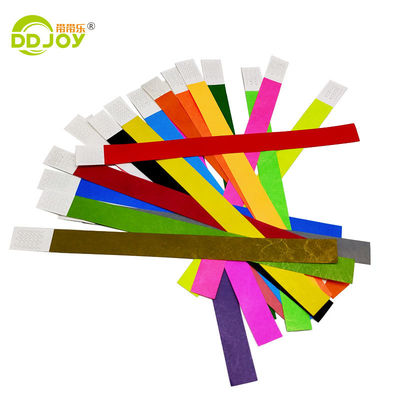 Eenkleurige afdruk 1' 3/4' Solid Color Inkjet Printable Tyvek Armbanden voor evenementen