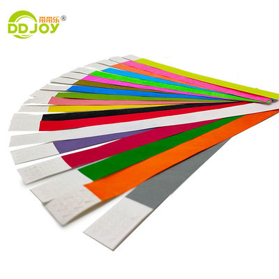 Eenkleurige afdruk 1' 3/4' Solid Color Inkjet Printable Tyvek Armbanden voor evenementen