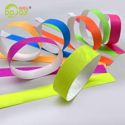 Tyvek Armbanden Op maat Gepersonaliseerde Event Armbanden Met Sterke Kleefsluiting