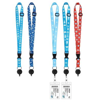 Polyester Lanyard Sleutelhanger 6 Kleuren Zilk Screen Printing Ronde Nylon Lanyard Met Logo