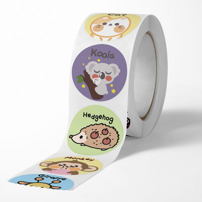 Gepersonaliseerde stickers aanpasbaar met gratis ontwerp en 1 inch 25mm grootte