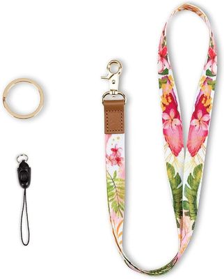Office 90 * 15mm Flat Polyester Custom Single Sublimatie Lanyards voor personalisatie