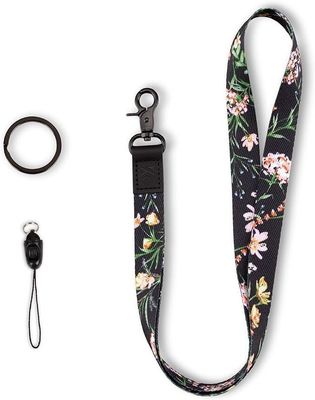 Office 90 * 15mm Flat Polyester Custom Single Sublimatie Lanyards voor personalisatie