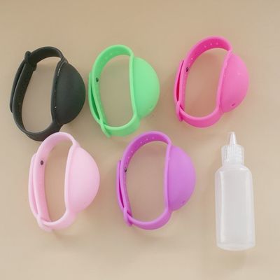 Kinderen Silicone Draagbare Vloeibare Handsanitizer Armband Dispenser GW 0.25KG/PCS