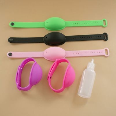 Kinderen Silicone Draagbare Vloeibare Handsanitizer Armband Dispenser GW 0.25KG/PCS