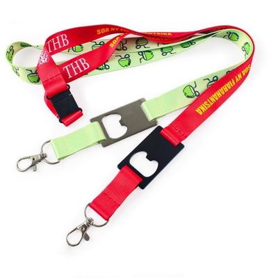 Gepersonaliseerde verwarmde sleutelhanger halsband polyester touwtjes voor sleutels vele kleuren
