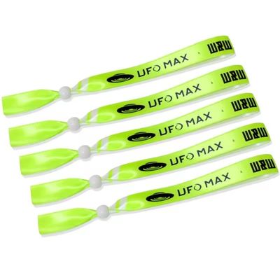 RFID-armbanden voor feestjes en evenementen Custom satine stof met logo-druk 350 * 15 mm Grootte