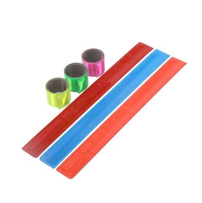 Waterdicht Custom Bulk pvc Snap Slap Reflectieve Armband voor religieuze organisaties