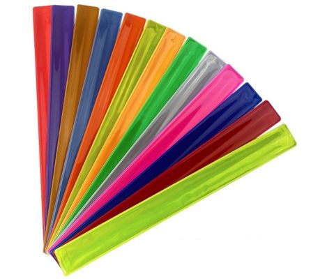 Waterdicht Custom Bulk pvc Snap Slap Reflectieve Armband voor religieuze organisaties