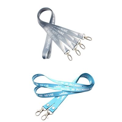 1 Kleurenprintmethode Sublimatie-lanyards met logo polyestermateriaal personaliseren