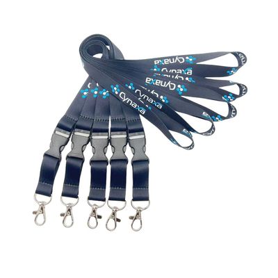 1 Kleurenprintmethode Sublimatie-lanyards met logo polyestermateriaal personaliseren