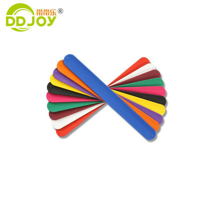 Aangepaste kleurenplatering Reflectieve Snap Slap Armband voor Kinderen