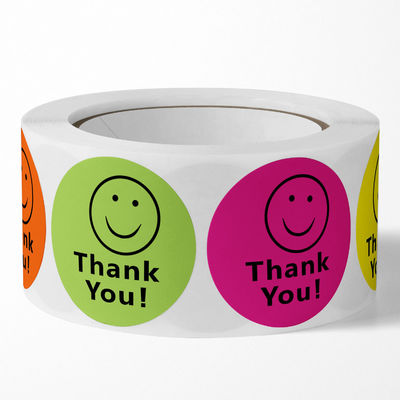 1.5&quot; ronde etiketten stickers 500 stuks per dankjewel roll geweldig voor evenementen cadeautjes en product verpakking