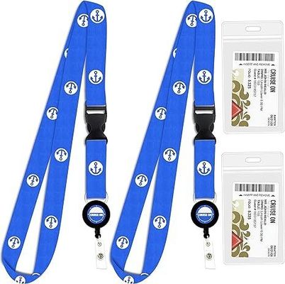 Custom Logo Lanyards Polyestermateriaal voor kantoorvoorwerpen